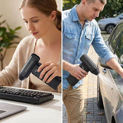 Portable Handheld Vacuum Cleaner | Compact Design for Car &amp; Home | Powerful Instant Suction for Hard-to-Reach Spots