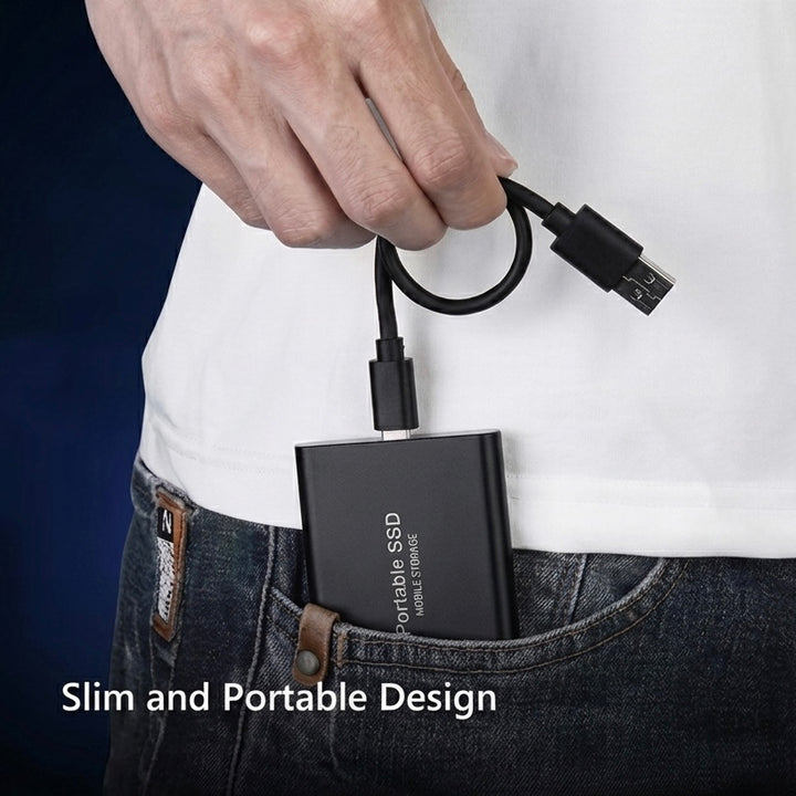 Portable SSD 2TB | 1050 MB/s | USB-C &amp; USB 3.1 | Windows, macOS &amp; Linux | Compact