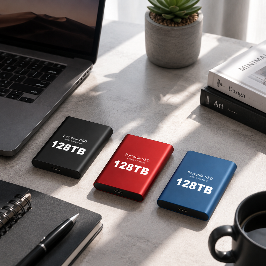 Portable SSD External Storage Device | USB 3.0 Interface, 540 MB/s Transfer Speed | Aluminium Casing for Durability
