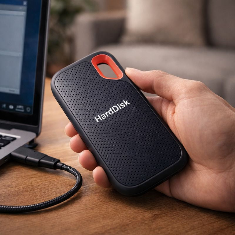 Portable SSD | USB Type-C | 1TB–8TB | Plug & Play | Windows & macOS Compatible