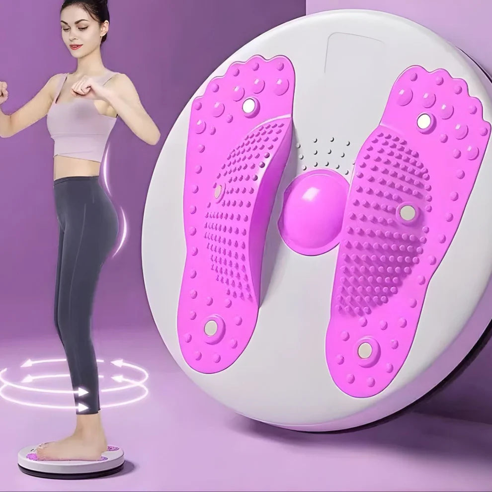 PowerTwist Sculpting Waist Plate | Waist & Ab Toning Twist Board