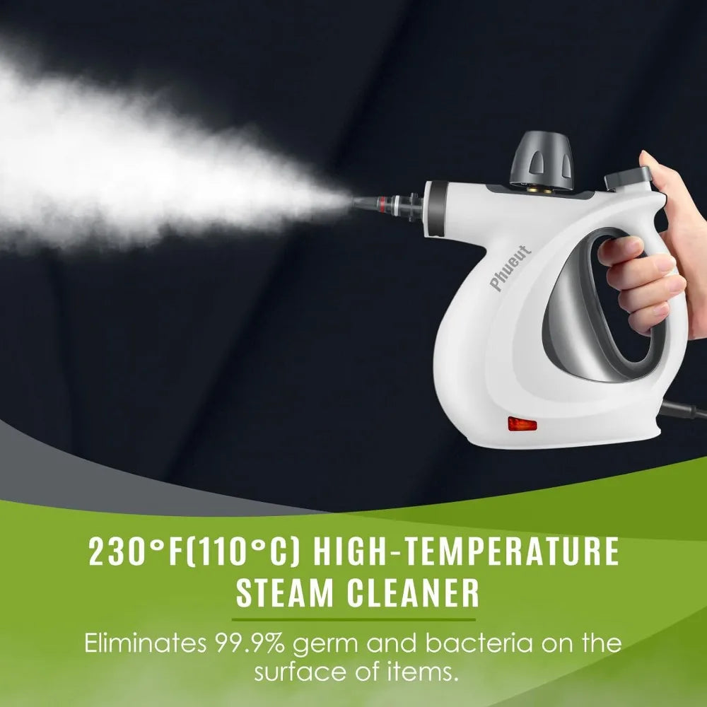 Pressurized Steam Cleaner | Handheld With Attachment Set