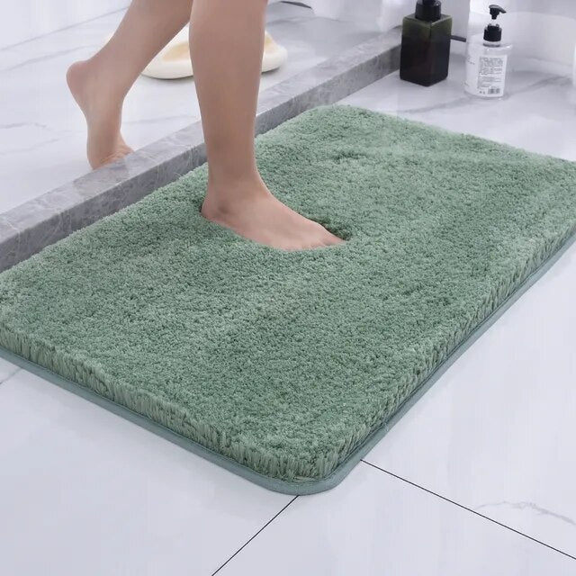 Quick Dry Bath Mat | Deep Plush Pile, Bound Edge Finish