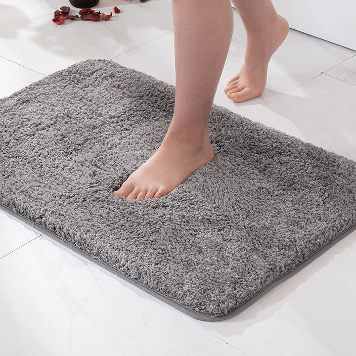 Quick Dry Bath Mat | Deep Plush Pile, Bound Edge Finish