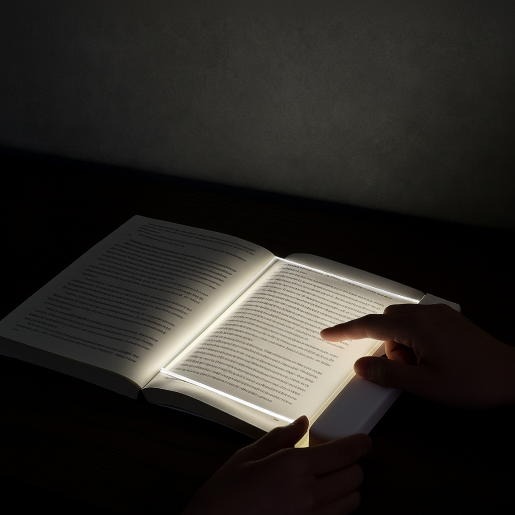 LED Book Light Reading Lamp | 3 Colour Temperatures &amp; Stepless Dimming | USB Rechargeable 1200mAh Battery, Timer 5