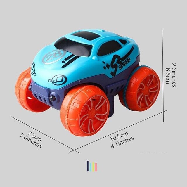 Racing Track Toy Flexible Magnetic Snap-Together Kids with LED Cars
