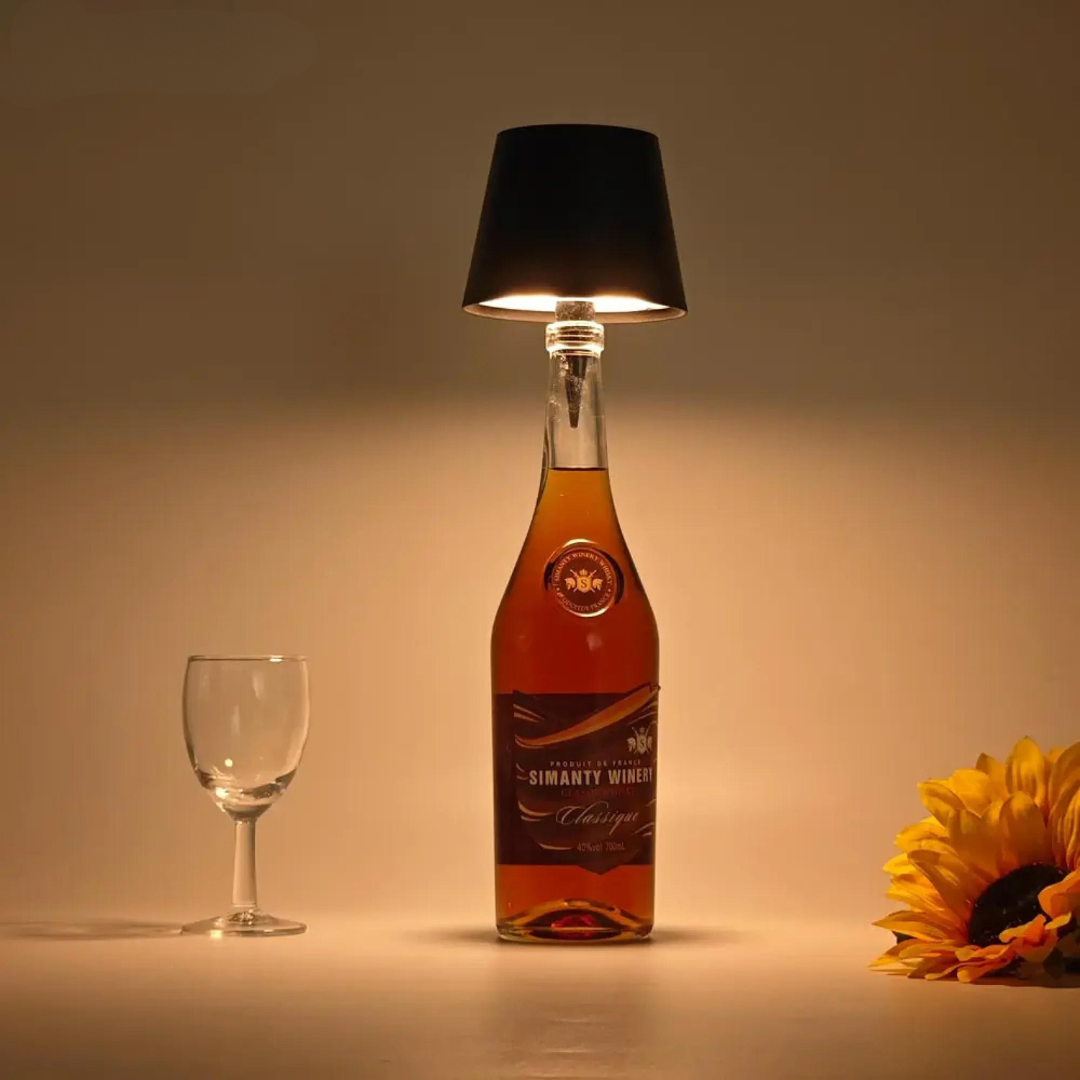 Rechargeable Bottle Light LED USB-C Metal Plastic with Touch Control 3 Levels