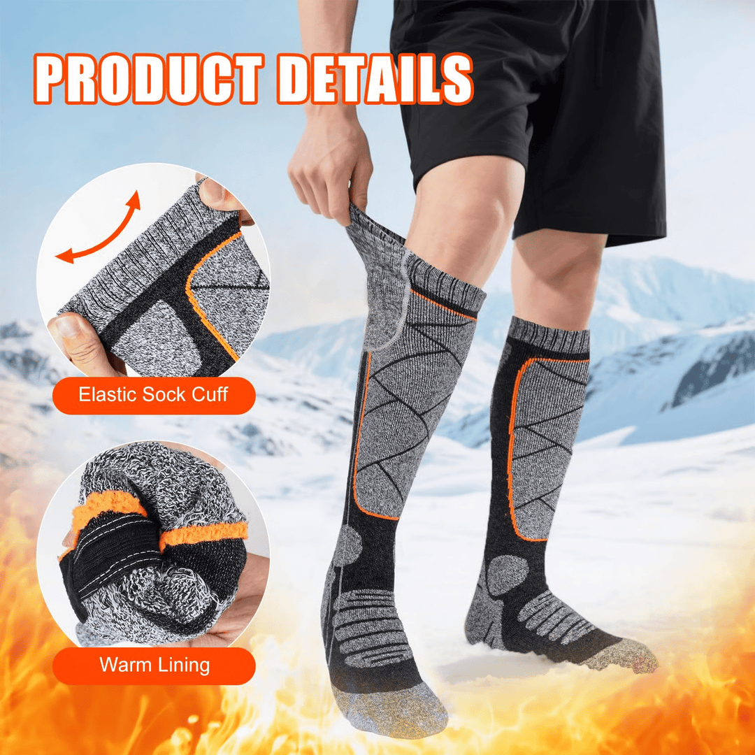 Rechargeable Foot Warmers Carbon Fibre Womens with 4-5 Hour Battery