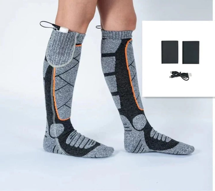 Rechargeable Foot Warmers Carbon Fibre Womens with 4-5 Hour Battery