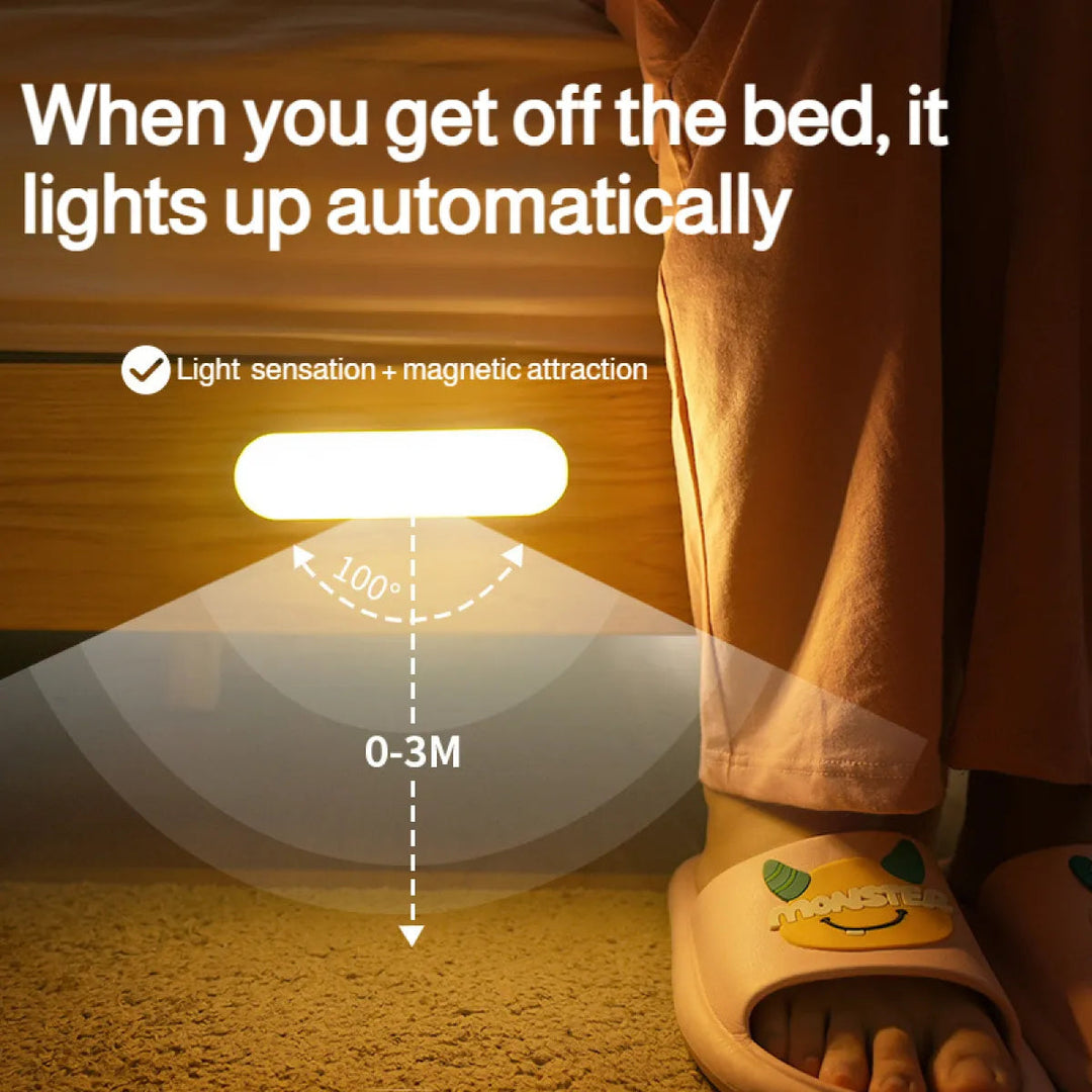 Rechargeable Motion Detector Lights | Cordless LED Wall Light with Sensor for Hallways and Stairs