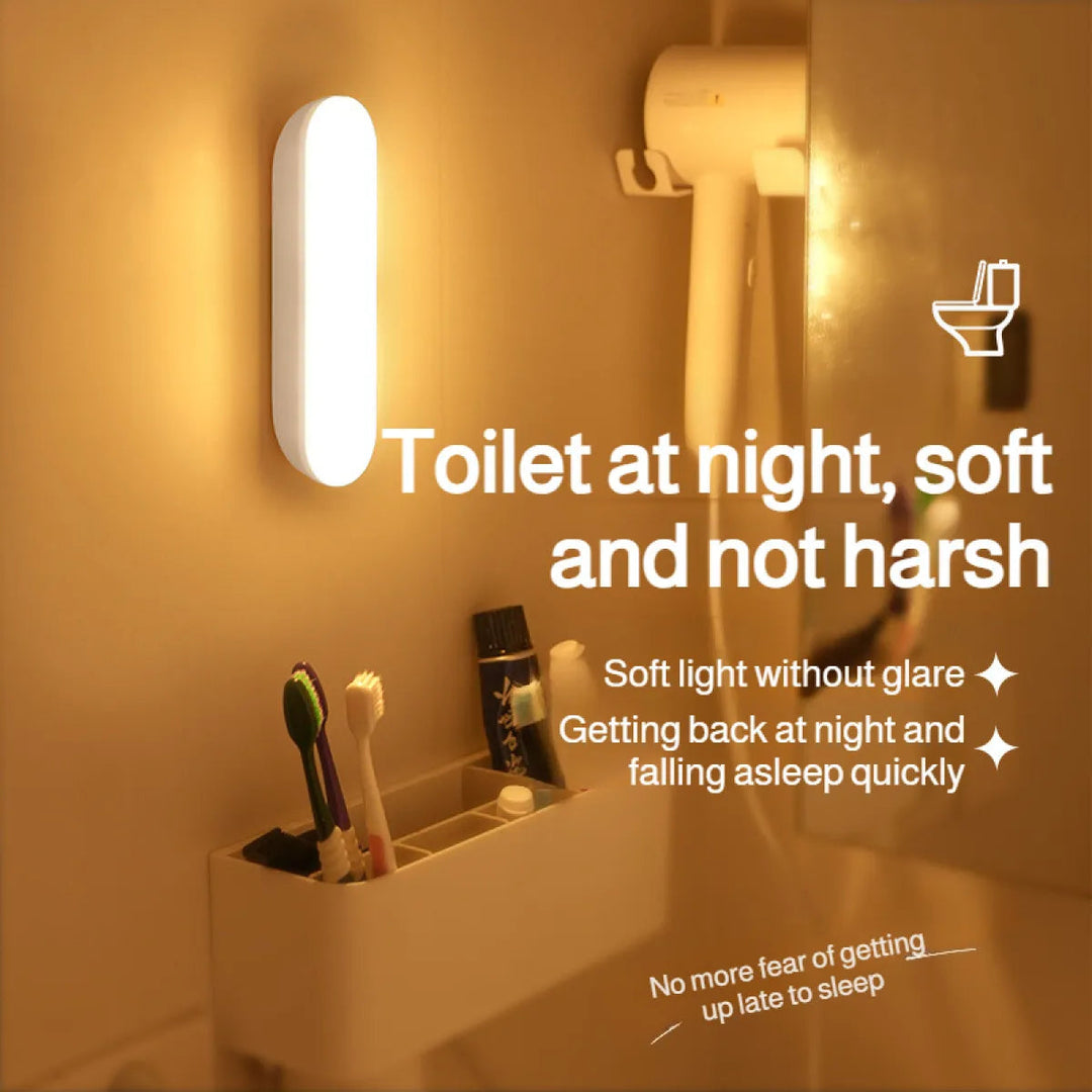Rechargeable Motion Detector Lights | Cordless LED Wall Light with Sensor for Hallways and Stairs