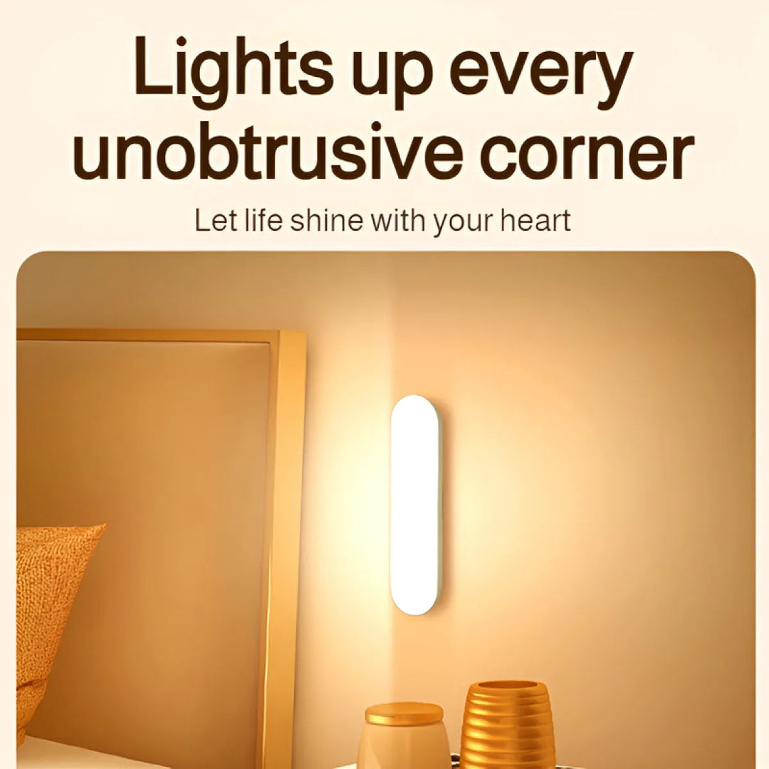 Rechargeable Motion Detector Lights | Cordless LED Wall Light with Sensor for Hallways and Stairs