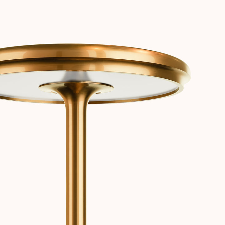 Rechargeable Table Lamp | Dimmable Cordless With A Disc Head