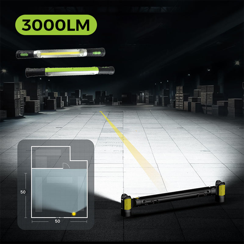 Rechargeable Work Light LED 1000-Lumen IPX4 with USB-C Fast Charging