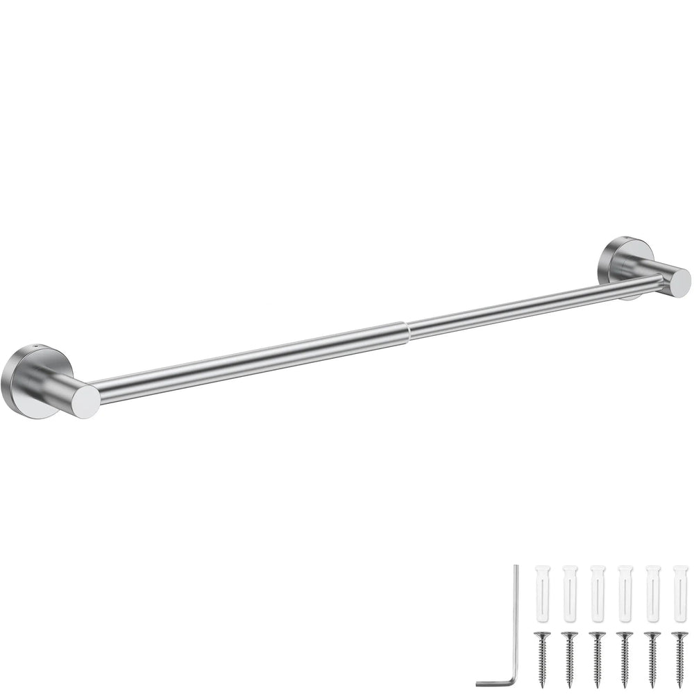 Retractable Towel Bar Stainless Steel | Adjustable Extendable Wall Mounted Rack | Space Saving Bathroom Holder
