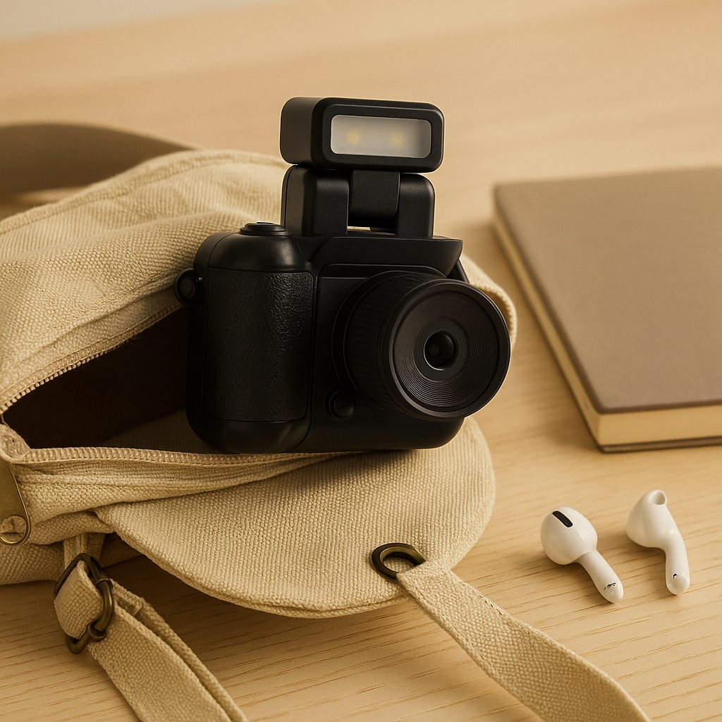 Retro Digital Camera Compact | 1080p HD Photo & Video Mode | 600 Minutes Battery, USB Charging, Colour Display