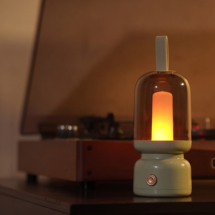Retro Handheld Night Light | Carry Strap, Touch Control