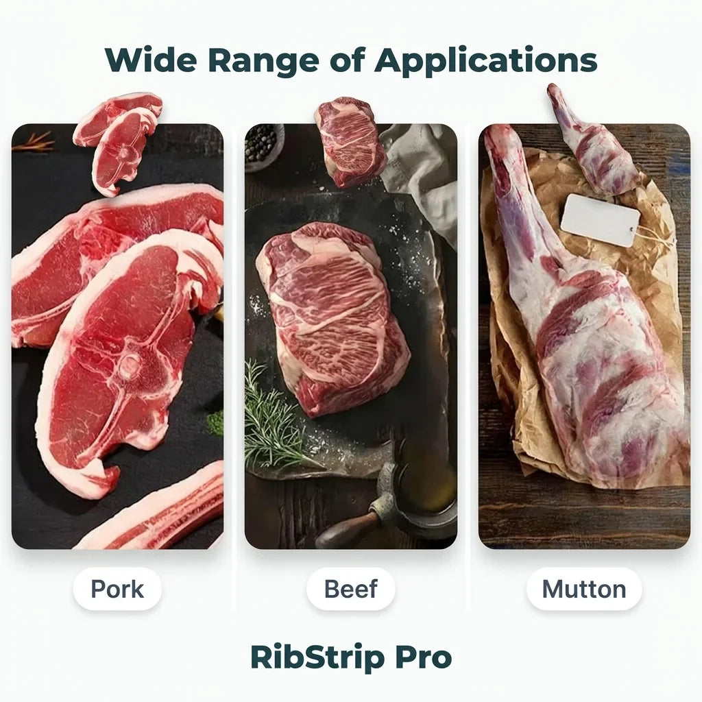 Rib Membrane Remover Tool Stainless Steel | Non-Slip Ergonomic Handle | Rust-Resistant, Dishwasher-Safe BBQ Prep Tool