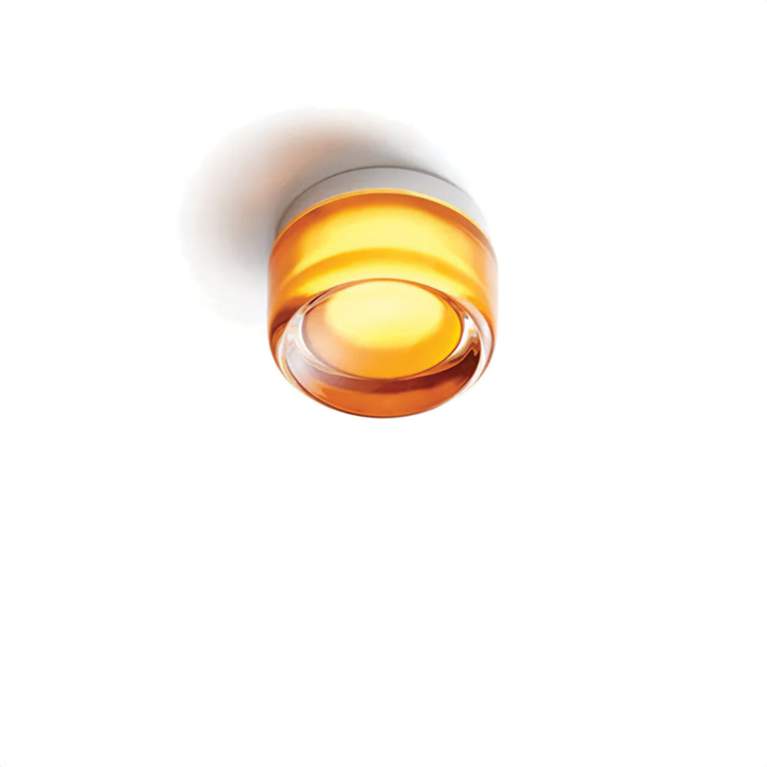 Ripple Textured Glass Wall Light Integrated LED Ambient Glow