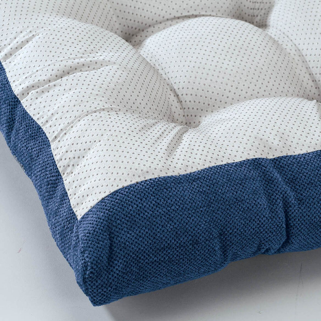 Rocking Chair Cushion Set Tufted Padded with Slip-Resistant Backing