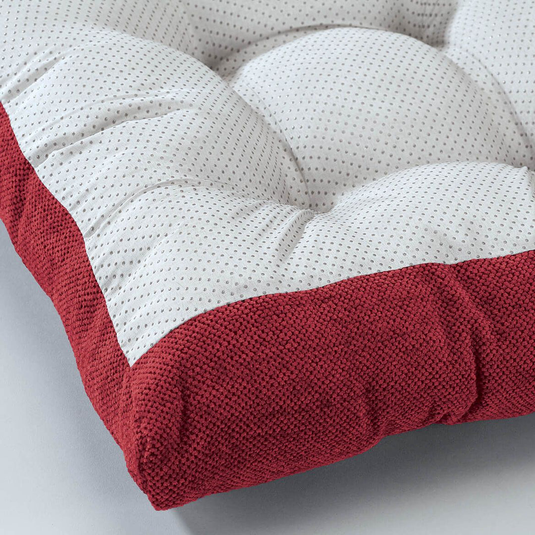 Rocking Chair Cushion Set Tufted Padded with Slip-Resistant Backing