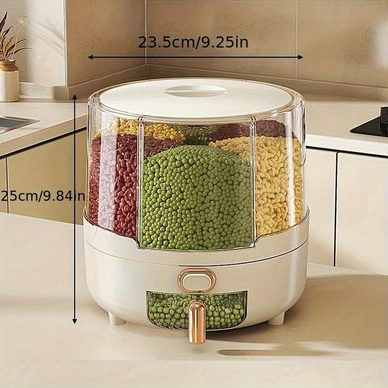 Rotating Food Container | Wedge Bays, Base Dispense Tray