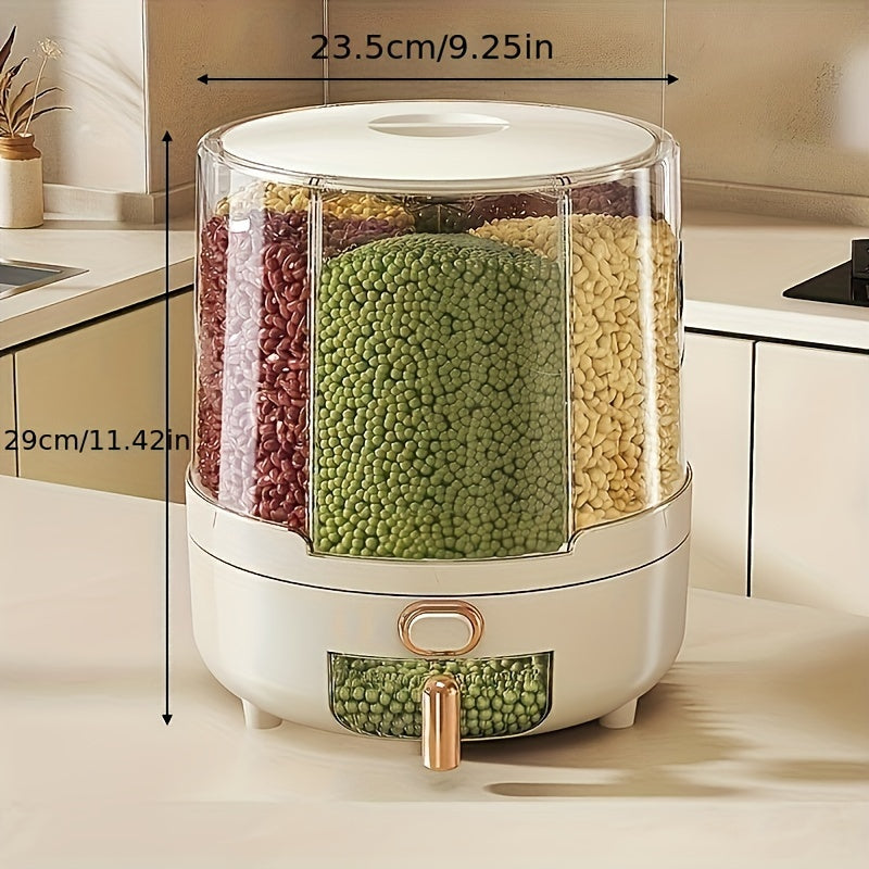 Rotating Food Container | Wedge Bays, Base Dispense Tray