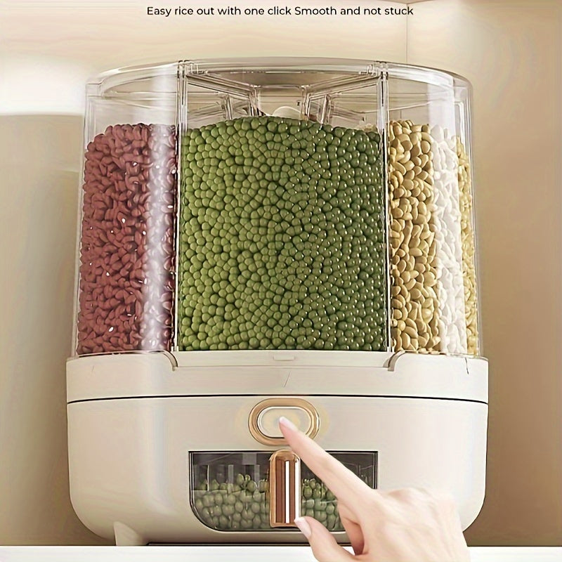 Rotating Food Container | Wedge Bays, Base Dispense Tray