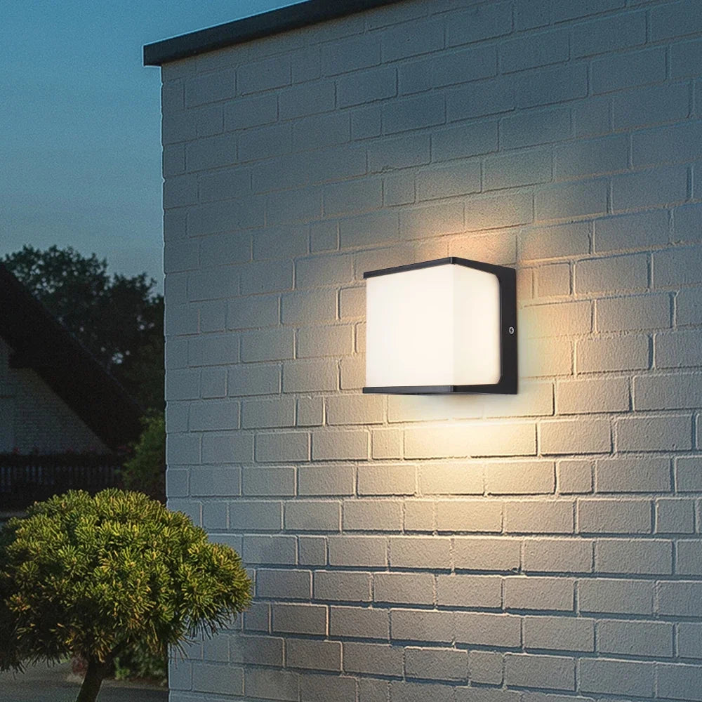 LED Outdoor Wall Light Aluminium | IP65 Waterproof Diffused Lighting | Weather-Resistant for Patios, Pathways &amp; Porches 4