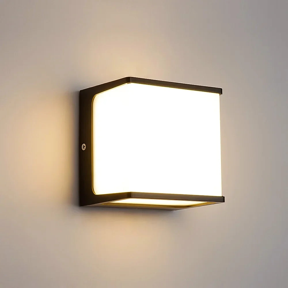 LED Outdoor Wall Light Aluminium | IP65 Waterproof Diffused Lighting | Weather-Resistant for Patios, Pathways & Porches 1