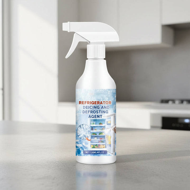Defrosting Spray 120ml | Fast Ice &amp; Frost Removal, No Scraping Needed | Safe Formula, Odour-Removing Fridge Cleaner 1