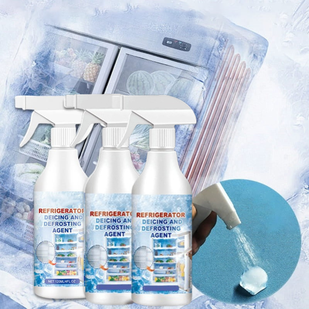 Defrosting Spray 120ml | Fast Ice &amp; Frost Removal, No Scraping Needed | Safe Formula, Odour-Removing Fridge Cleaner 4