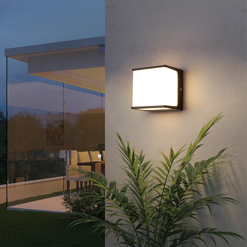 LED Outdoor Wall Light Aluminium | IP65 Waterproof Diffused Lighting | Weather-Resistant for Patios, Pathways &amp; Porches 3