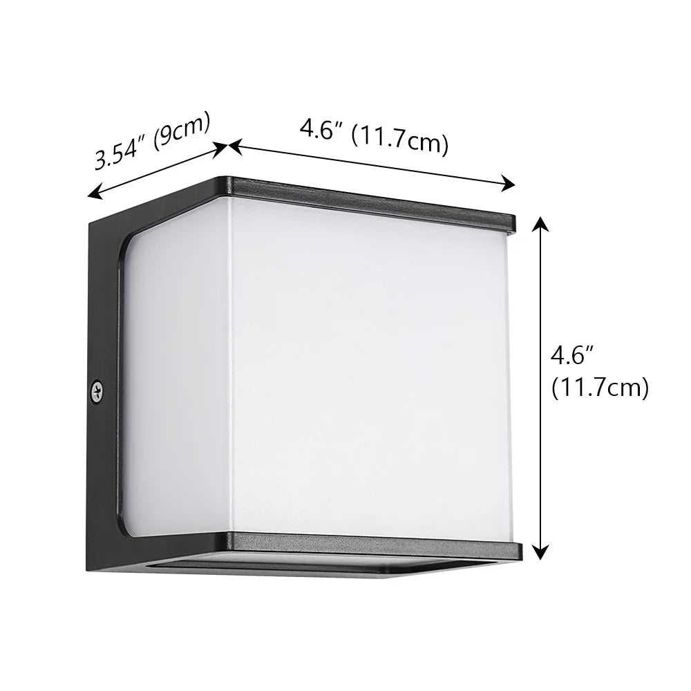 LED Outdoor Wall Light Aluminium | IP65 Waterproof Diffused Lighting | Weather-Resistant for Patios, Pathways &amp; Porches 7
