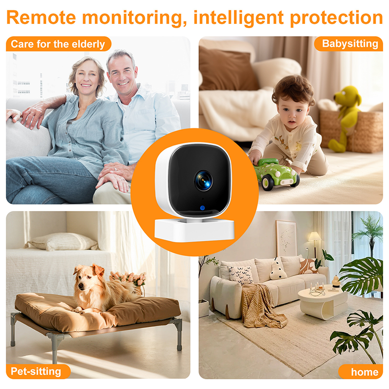 Security Camera 24/7 Recording | HDR Night Vision & Instant Motion Alerts | Encrypted Cloud & Local SD Card Storage