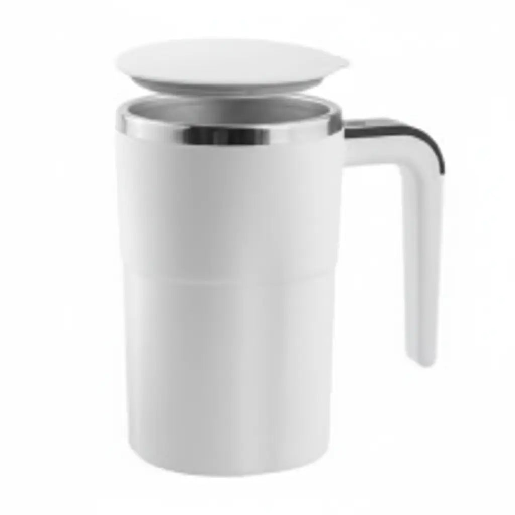 Self-Stirring Coffee Cup Zorenza | LED Temperature Display | 380 ml USB Rechargeable Stainless Steel Mug for Home Office