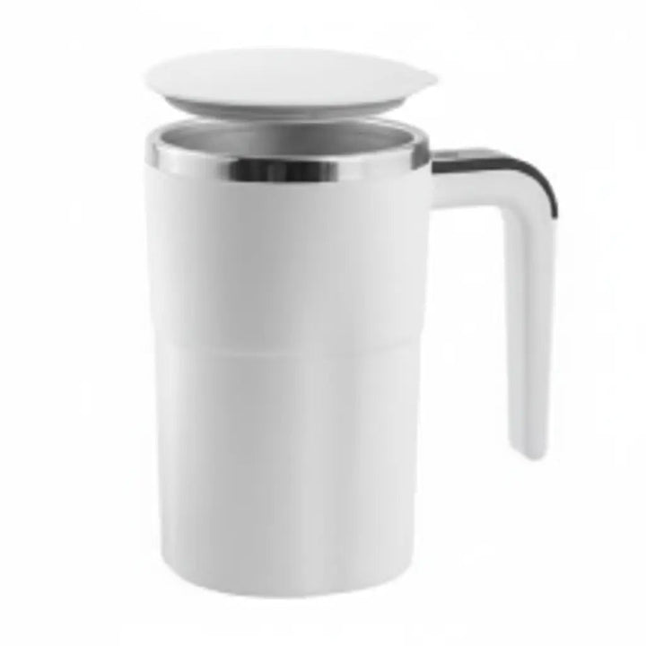 Self-Stirring Coffee Cup Zorenza | LED Temperature Display | 380 ml USB Rechargeable Stainless Steel Mug for Home Office