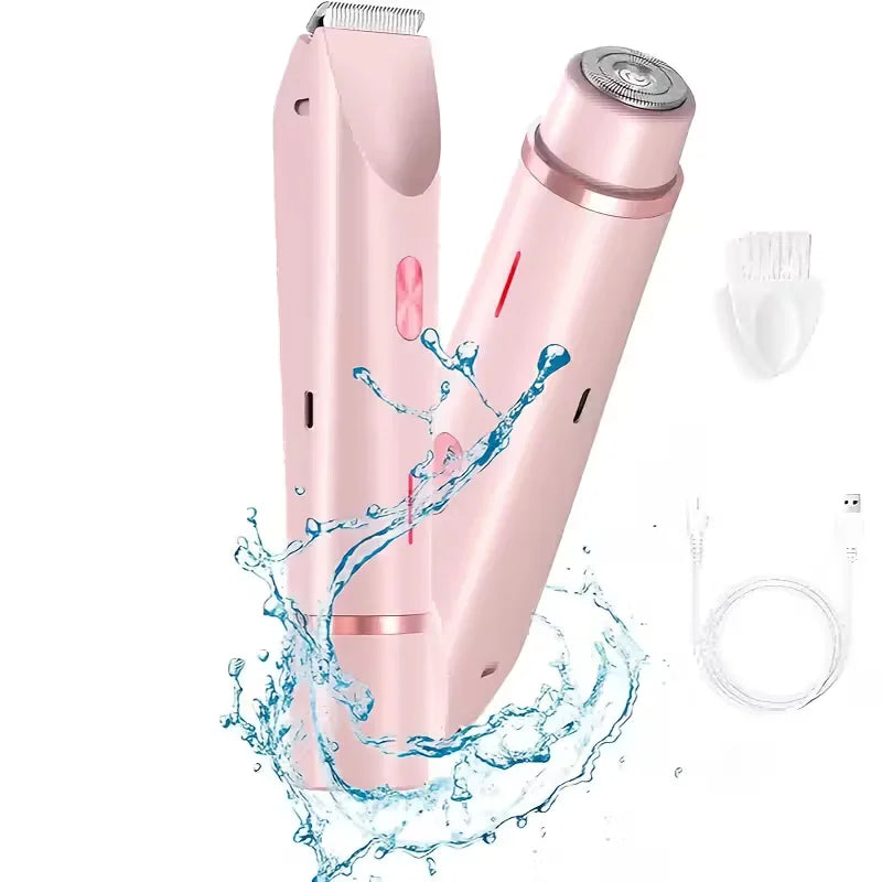 Shaver | Two Interchangeable Heads, Cordless