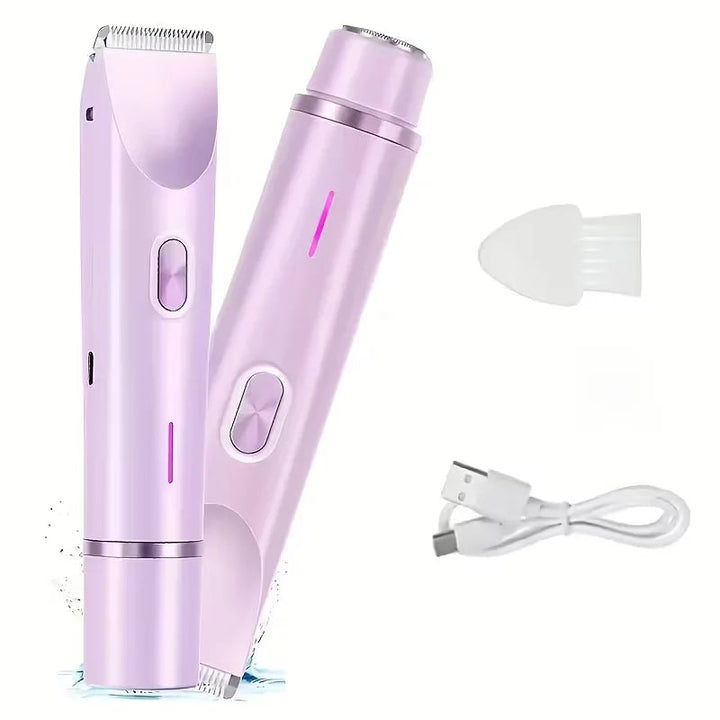 Shaver | Two Interchangeable Heads, Cordless