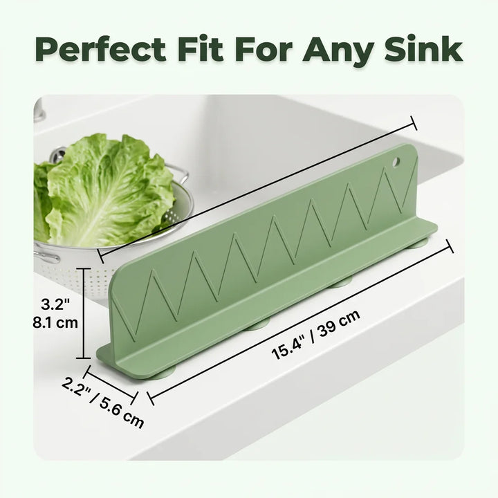 Sink Splash Guard Suction Plate | Heavy-Duty Suction Cups | Protects Marble and Granite Countertops from Moisture Damage
