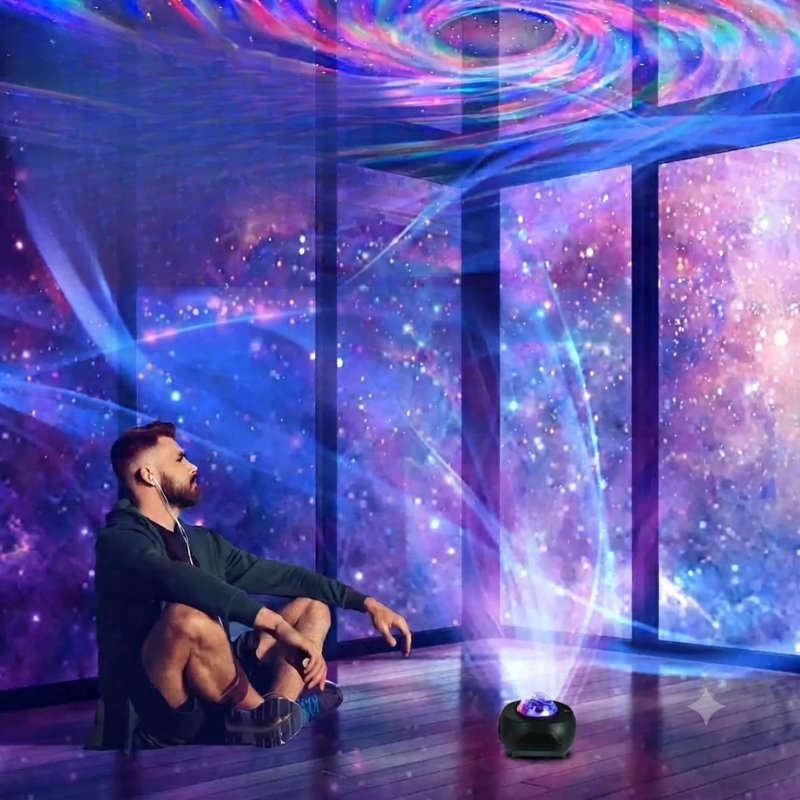 Sky Galaxy Projector | App Control With Remote And Speaker