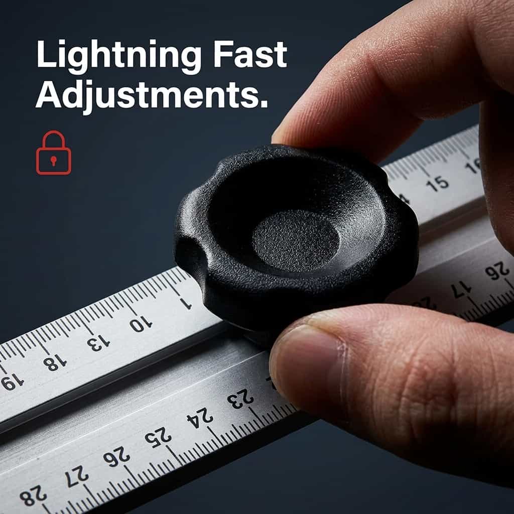 Sliding Bevel Gauge | Locking Blade for Any Angle | Accurate Angle Transfer for Clean Woodworking Joinery and Cuts