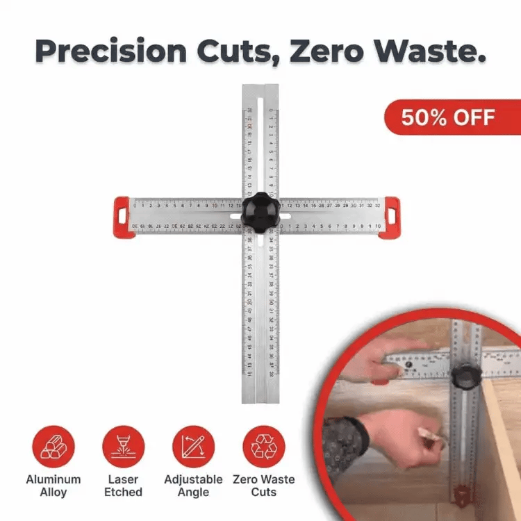 Sliding Bevel Gauge | Locking Blade for Any Angle | Accurate Angle Transfer for Clean Woodworking Joinery and Cuts