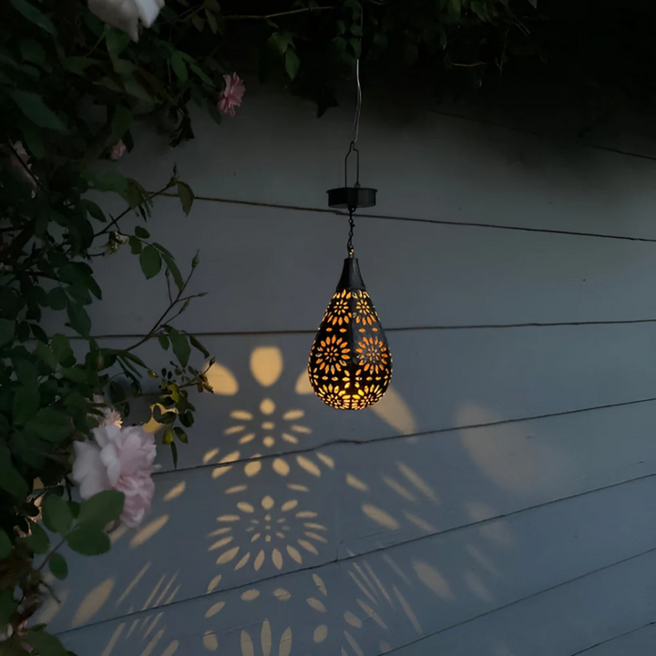 Solar Garden Light Black Stainless Steel | 42 cm, Dusk to Dawn LED | IP65 Weatherproof, Cable-Free Installation