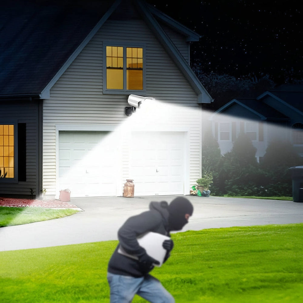 Solar Motion Sensor Light 77 LED | 2000 Lumens, 360 Degree Rotation, 3 Modes | Waterproof IP65 Outdoor Security