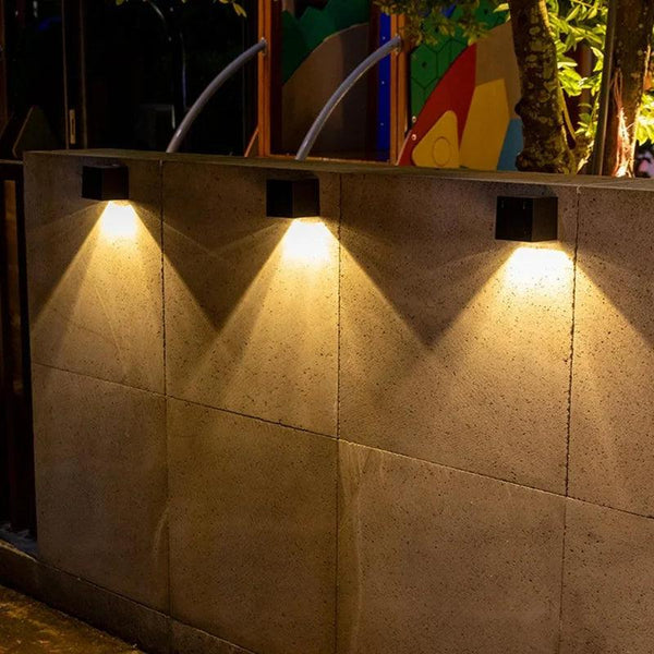 Solar Wall Light ABS Plastic | 2 Colour Modes, Day-Night Sensor | IP65 Waterproof, Rustproof Outdoor Wall Lighting