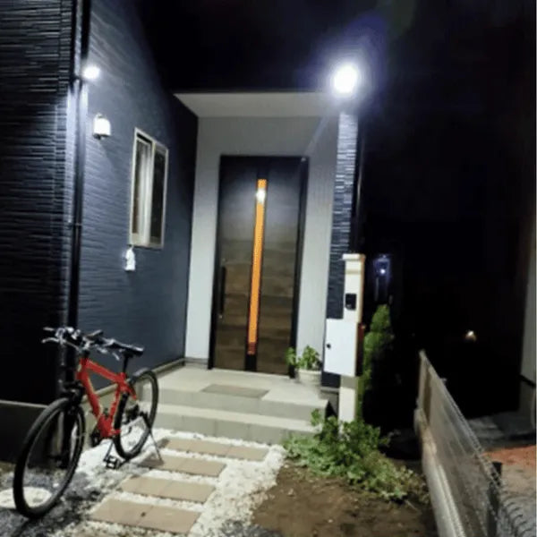 Solar Wall Light with Motion Sensor | Remote Control, Multiple Lighting Modes | Weatherproof ABS, Battery-Free Operation