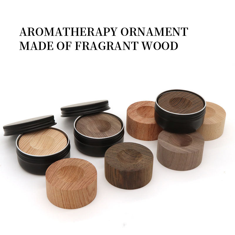 Solid Wood Aroma Diffuser | No Electricity Needed, Slow-Release Design | Long Lasting Natural Fragrance for Home & Office
