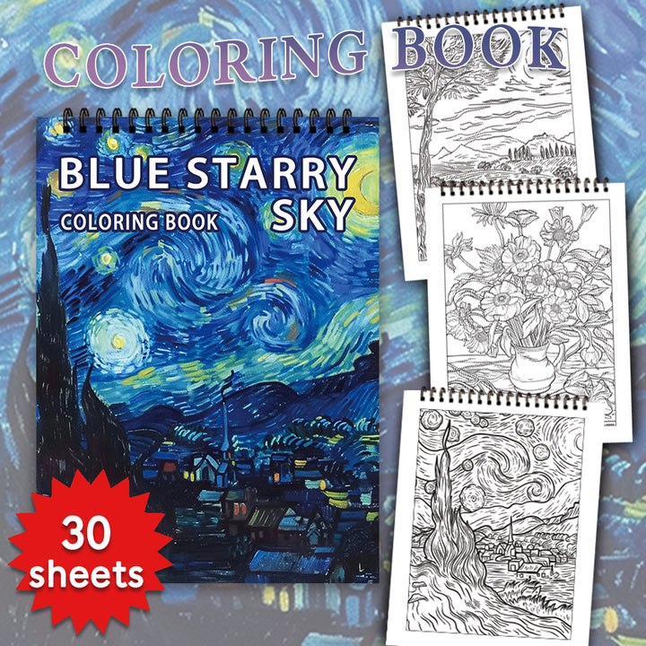 Spiral Colouring Book Adults Thick Paper with Bleed-Resistant Pages