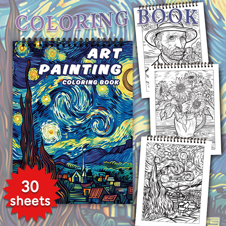 Spiral Colouring Book Adults Thick Paper with Bleed-Resistant Pages